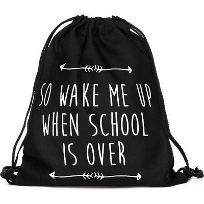 Woodrow Gymsack Vak na záda School Wake me up – Hledejceny.cz