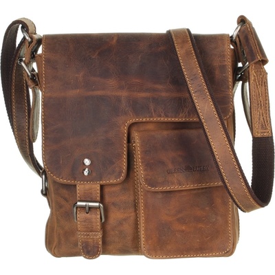 Greenburry kožená taška 1912-M-25 hnědá