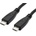Roline Кабел USB 3.2 Gen 2 USB-C към USB-C, M/M, 10Gbit/s, PD, 20V5A - 100W, Emark-al, видеоподдръжка, 1 м, черен 11.02. 9057-10 (11.02.9057-10)