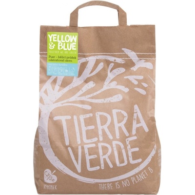 Tierra Verde Puer bieliaci prášok a odstraňovač škvŕn vrecko 5 kg