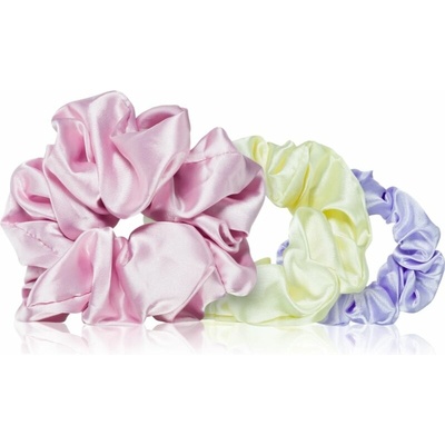 BrushArt Daisy Dreams Satin Scrunchies Set gumičky do vlasov 3 ks