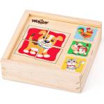 Woodyland Комплект мини пъзели Woody - Животни (93048) - ozone