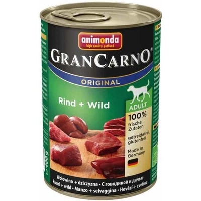 Animonda GranCarno Adult Beef & zvěřina 12 x 400 g