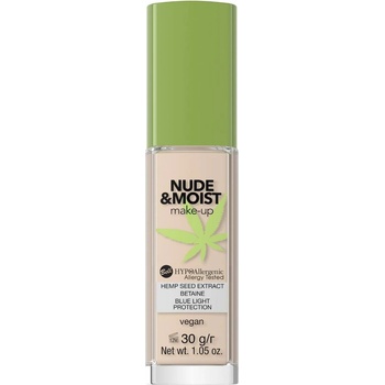 Bell HYPOAllergenic Хидратиращ фон дьо тен Nude & Moist, 02, 30 g