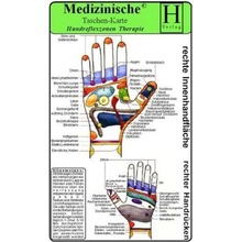 Handreflexzonen Therapie, Medizinische Taschen-Karte