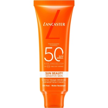 Lancaster Sun Beauty Sensitive Skin Mineral Face Cream SPF50 Слънцезащитен продукт дамски 50ml