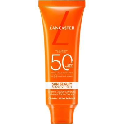 Lancaster Sun Beauty Sensitive Skin Mineral Face Cream SPF50 Слънцезащитен продукт дамски 50ml