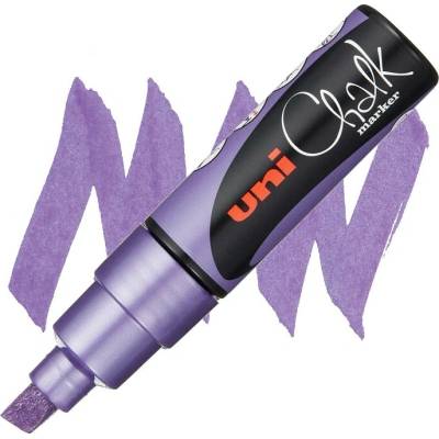 Uni PWE-8K Chalk metalická fialová