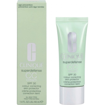 Clinique Superdefense SPF30 CC krém Colour Skin Protector Light 40 ml