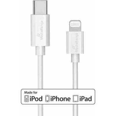 MediaRange MRCS215 USB-C na Lightning 1m bílý