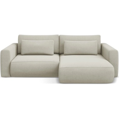 makamii Бежов разтегателен ъглов диван с място за съхранение (десен ъгъл) Kapua - Makamii (KAPUA_RCF_S_24_P1_C13)