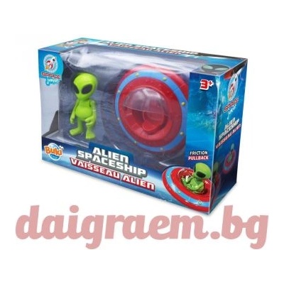 Buki France Игрален комплект Извънземно с космически кораб, buki 63178 (bk63178)
