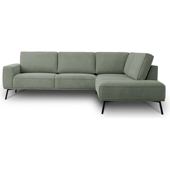 Scandic Зелен шенилов ъглов диван (десен ъгъл/L форма) Amsterdam - Scandic (18773SN MIT55)