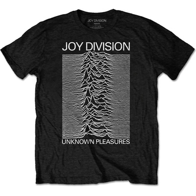 Joy Division tričko Unknown Pleasures White On black čierne