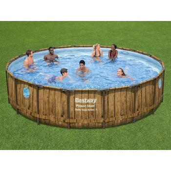 Bestway Power Steel Wood Swim Vista 5,49 x 1,22 m 56977