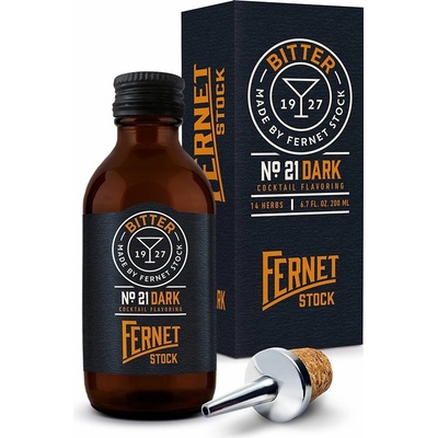 Fernet Stock Bitter N0 21 Dark 47% 0,2 l (karton)
