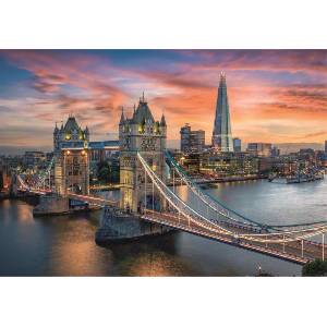 Clementoni - Puzzle Compact London Twilight - 1 500 piese