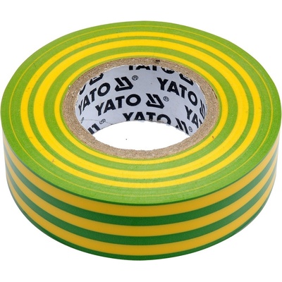 Yato Izolačná elektrikárska páska 19 mm x 20 m žltozelená
