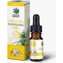 Plant of Remedy CBD olej kokosový ENERGIZING 15% CBD a 15% CBG 10 ml