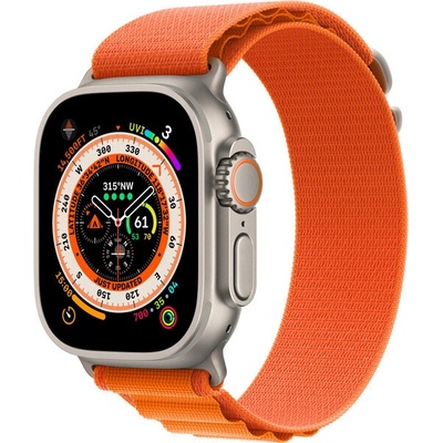 Apple Watch 49mm Orange Alpine Loop - Small MQDY3ZM/A