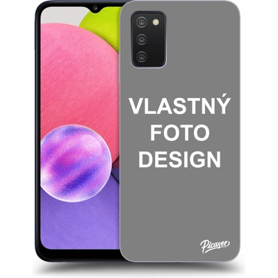 Púzdro Picasee silikónové Samsung Galaxy A03s A037G - Vlastný design/motiv čiré
