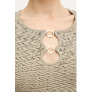 Guess Тениска Guess HELENA дамска в зелено W5YR16 Z3OV0 (W5YR16.Z3OV0)