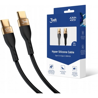 3MK 3MK464598 USB-CUSB-C 100W, 2m, bílý