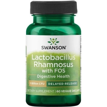 Swanson Lactobacillus Rhamnosus with FOS, 60 капсули, Swanson (SWA024)