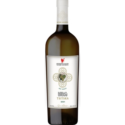 Khareba TSITSKA bílé suché 2021 12,5% 0,75 l (holá láhev)