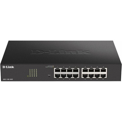 D-Link DGS-1100-16V2 16-Port Gigabit Smart Managed Switch, fanless – Zboží Živě