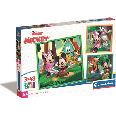 Clementoni - Puzzle 3x48 Mickey and Friends - 40 - 99 piese