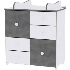 Lorelli Classic ШКАФ new ЦВЯТ БЯЛО/vintage gray (10170110034a)