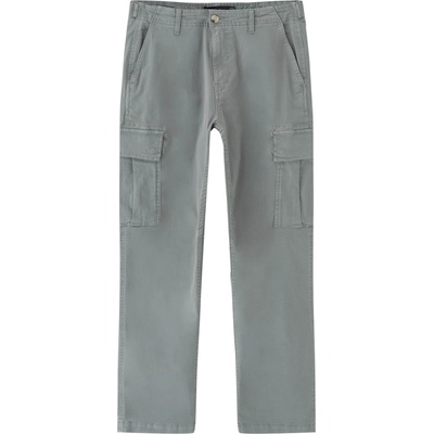 Pull&Bear Карго панталон сиво, размер 46