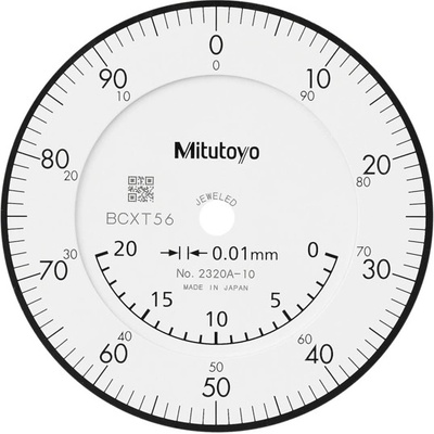 Mitutoyo Úchylkoměr číselníkový analogový 20/0,01mm iso mitu-2320ab-10