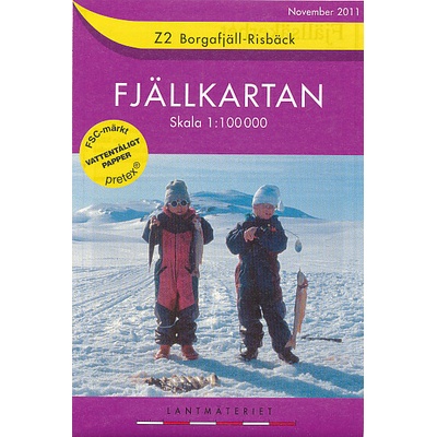 mapa SWE Z2 Borgafjell-Risback 1:100 t.