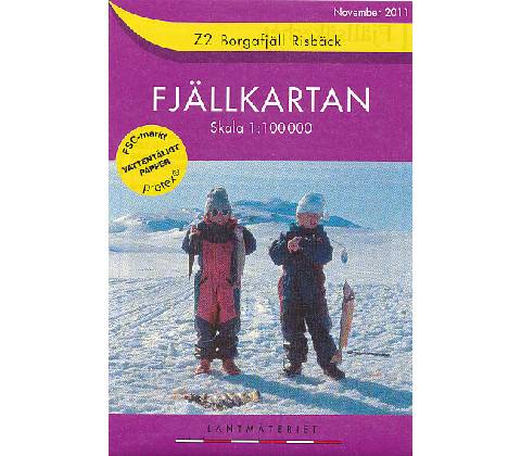 mapa SWE Z2 Borgafjell-Risback 1:100 t.