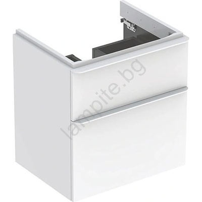 Geberit 500.352. 00.1 - Шкаф под мивка Smyle Square 61, 7x58, 4 cm, бял (GB0063)