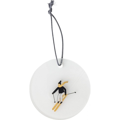 Raeder Коледна висулка Snowy Day Skiing 7 см (C92296)