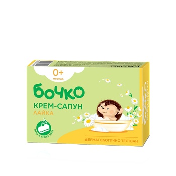 Image 1 of Бочко - Крем сапун лайка 0+ месеца 75 гр