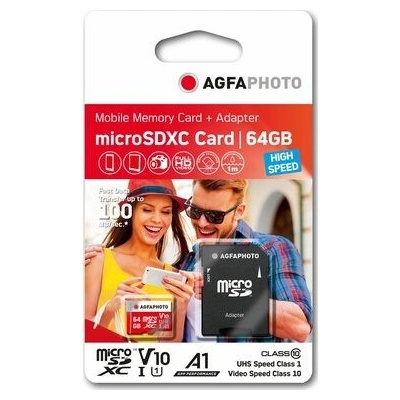 AGFAPHOTO MicroSDXC Class 10 64GB 10582