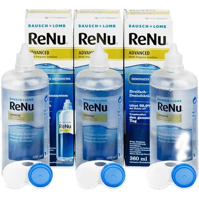 Bausch & Lomb ReNu Advanced разтвор 3x 360 ml