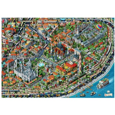 Anatolian - Puzzle Fractal Istanbul - 3 000 piese