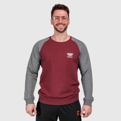 Aesthetics Iron Jumper wine/grey