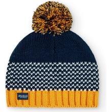 Boboli dětská pletená čepice modro žlutá