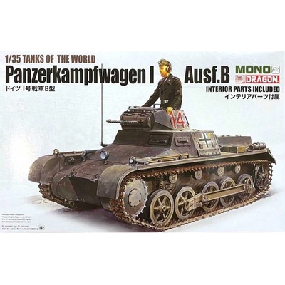 Dragon Pz.Kpfw.I Ausf.B w/INTERIOR Model Kit tank MD001 1:35