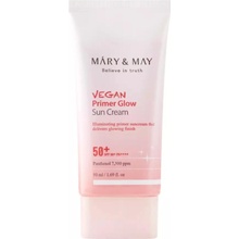 Mary&May Vegan Primer Glow Sun Cream SPF50+/PA++++ - Rozjasňující báze s ochranným účinkem 50 ml