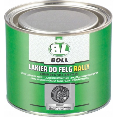 BOLL lak na automobilové ráfky Rally 500 ml stříbrný 001425