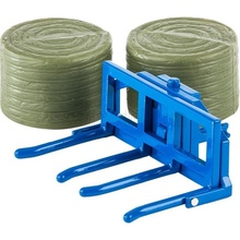 Britains Accessories Fleming Double Bale Lifter Balla Di Fieno Blue 1:32