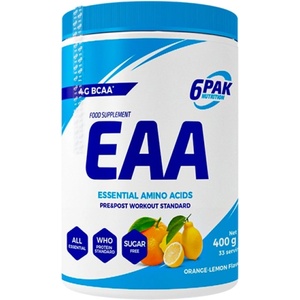 6PAK Nutrition EAA Powder [400 грама] Портокал - лимон