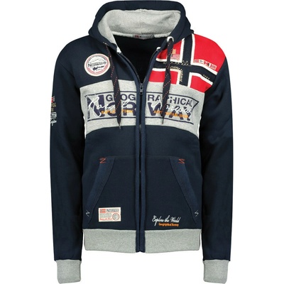 GEOGRAPHICAL NORWAY mikina FLYER MEN 042 tmavě modrá